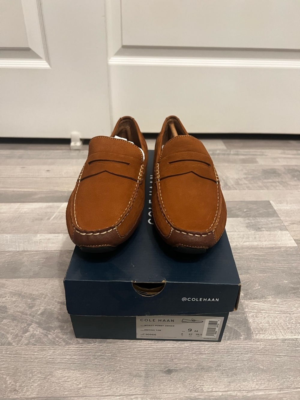 Cole Haan Suede Penny Loafers